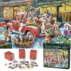 NIB Advent Calendar Chrismas Jigsaw Puzzles